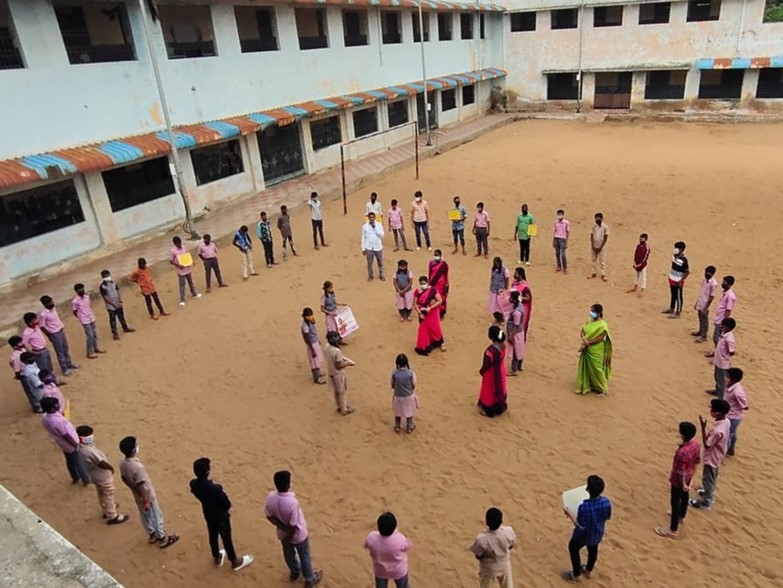 Sports Playground at Chennai High School New Market Farm
